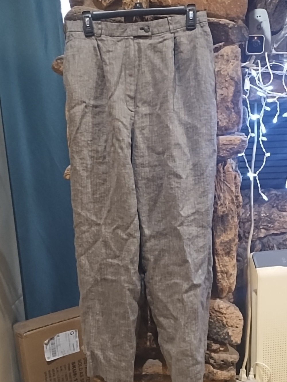 Preston & York Black And White Lightweight Casual Pants